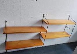 Stringregal Mid Century 4 Teilig schöne Patina Vintage Möbel