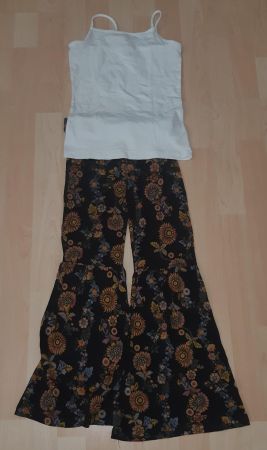 Mädchen Hose+Top,Gr.M-7-8-Jährige, Marke: CAT&JACK+ART CLASS