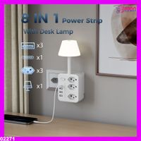 Nachttischlampe, Überspannungsschutz, Ein-/Ausschalter, 3 US