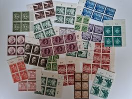 Deutsches Reich Briefmarken Viererblock Lot postfrisch