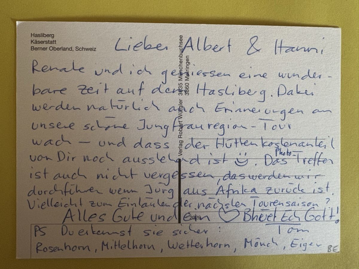 Cartoline postali: AK von Hasliberg – Usato da Rümlang venduto da Kartenpost1 1