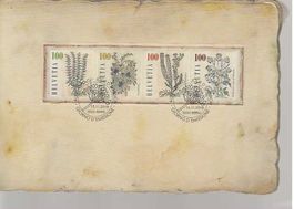 timbre 1700-1703 carte annuelle 2018