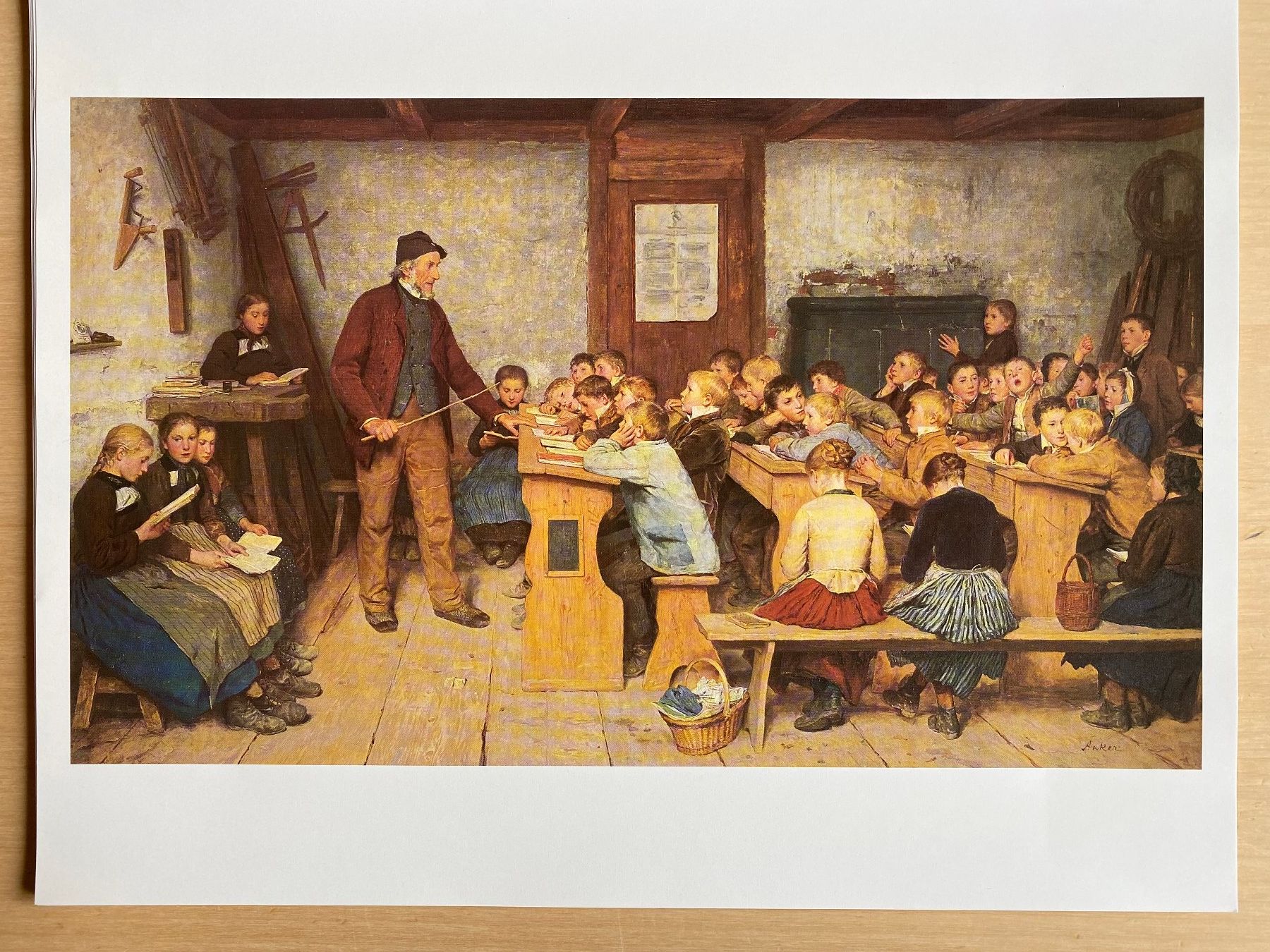 Dipinti: Bildermappe mit 32 Bildern von  Albert Anker 1831-1910 – Usato da deitingen venduto da popcorn02 1