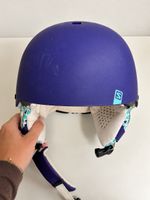 Salomon Skihelm Kinder – Grösse S (51–55 cm) – Violett/Türki