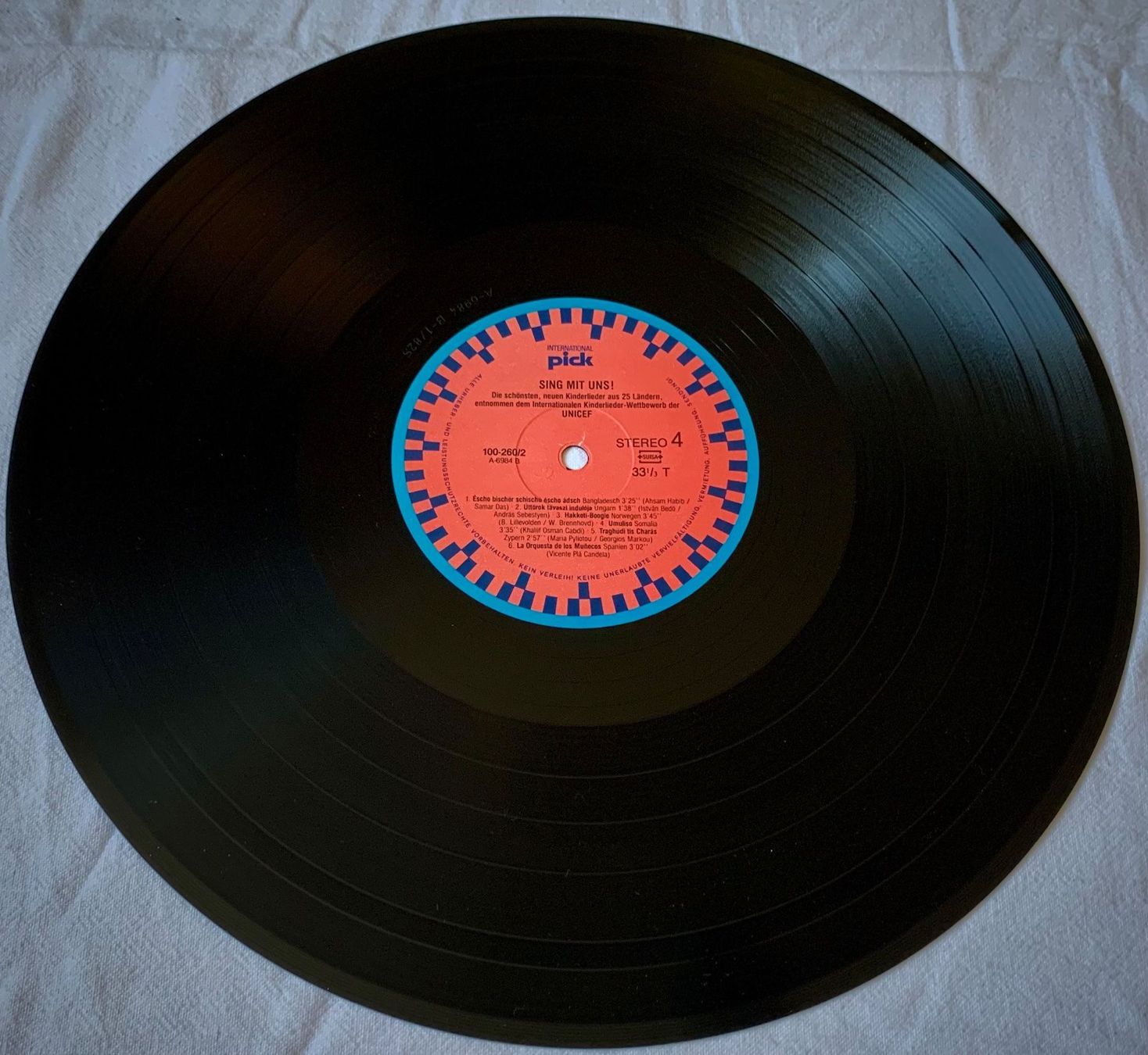 Vinyles: Kinderlieder aus 25 Ländern – D'occasion à Spiez par martin-7973 5