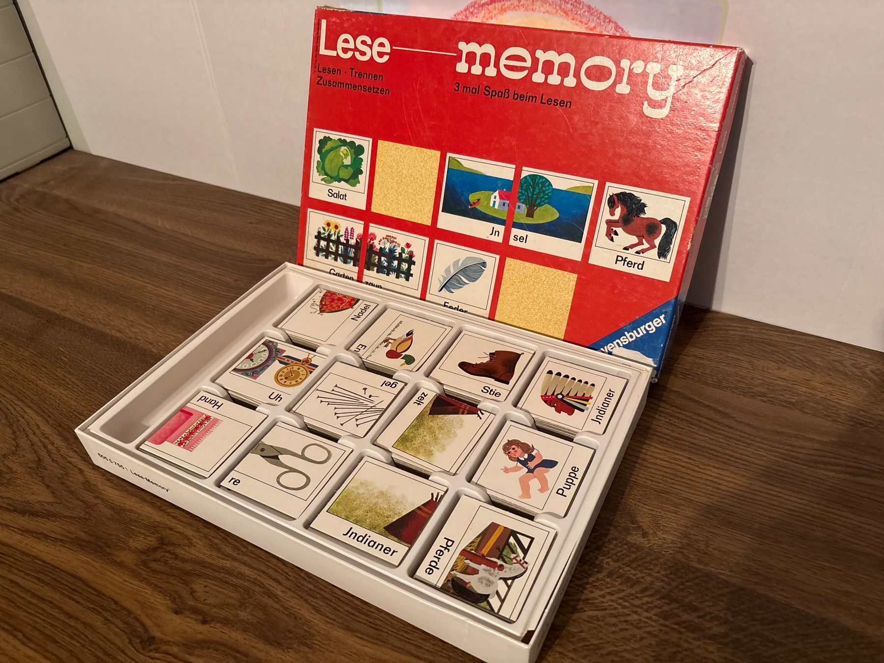Ravensburger Spiele: Lese-Memory - Spiel von Ravensburger - 1971 – Gebraucht aus Andwil SG von Rainboli 3