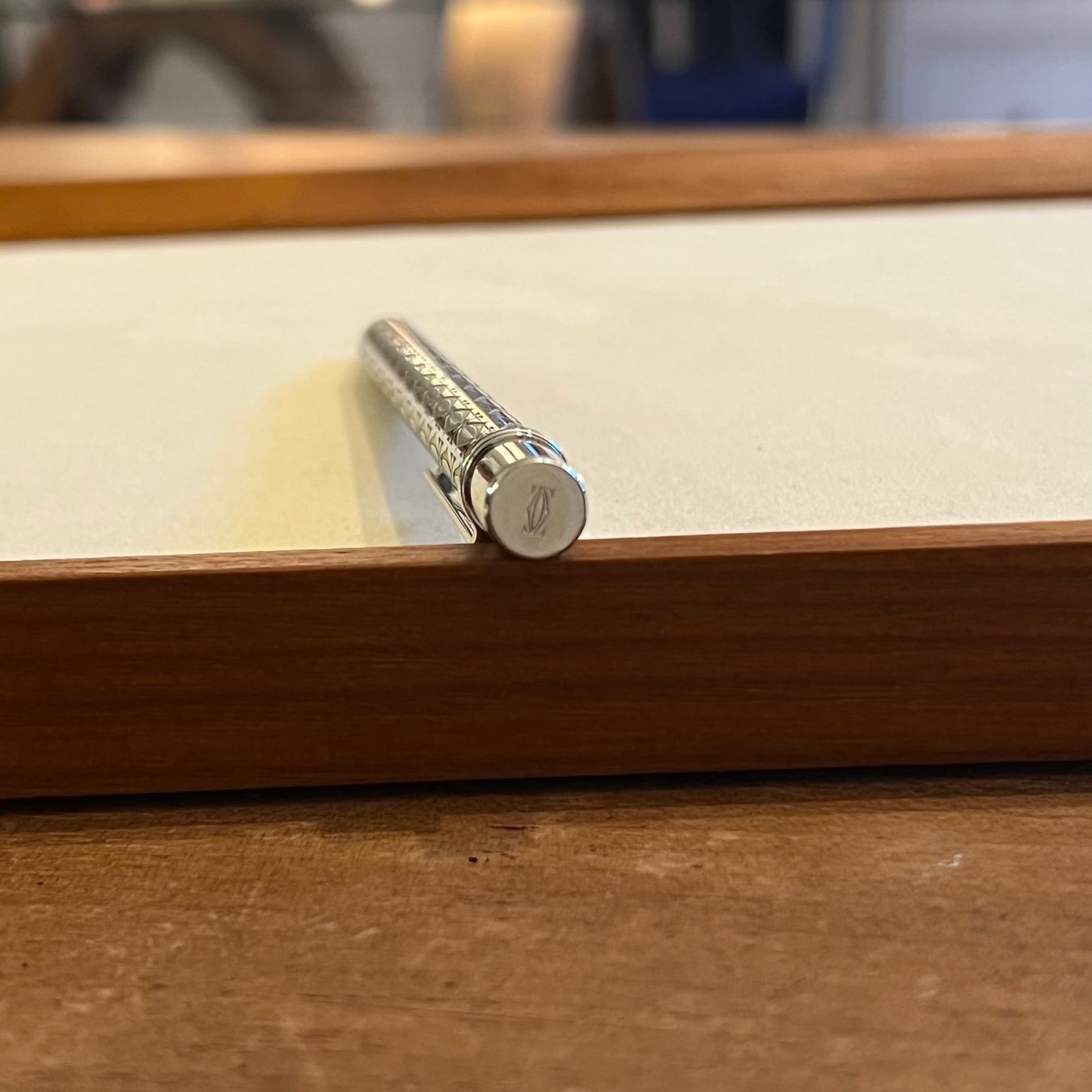 Cartier Penna & Evidenziatori: Silver Cartier pen – Usato da Carouge GE venduto da Watchaser 6