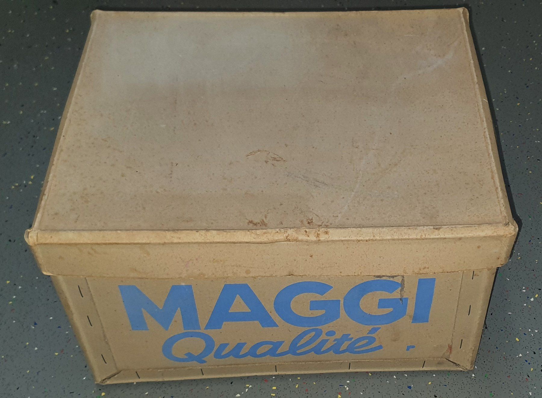 Barattoli: antike Maggi Kartonschachtel mit Deckel – Usato da Neerach venduto da SilliS 1