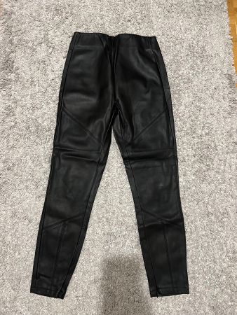 Schwarze Kunstleder Hose/Leggin, XS, Top Zustand!