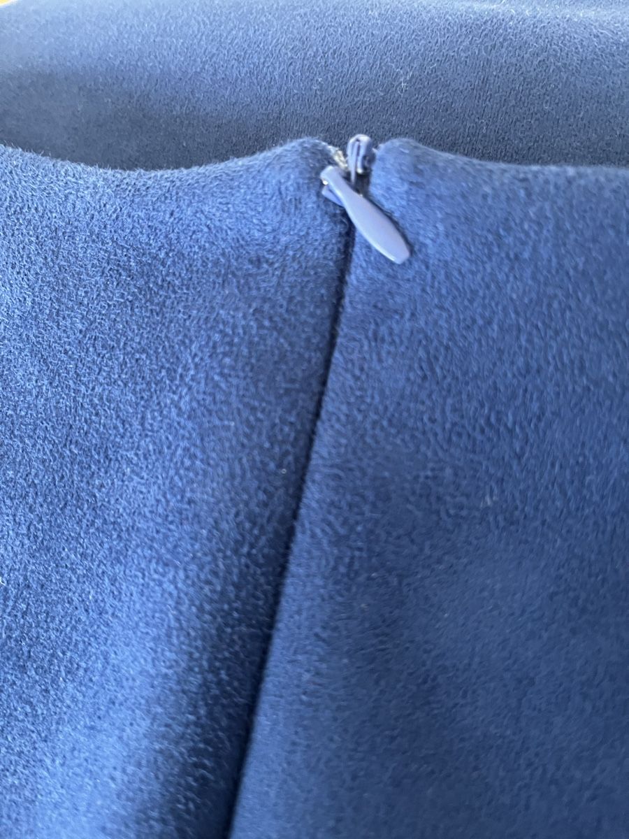 Vestiti: Adika Kleid, Gr 44, blau, Wildledereffekt – Usato da Uetikon am See venduto da erz13 6