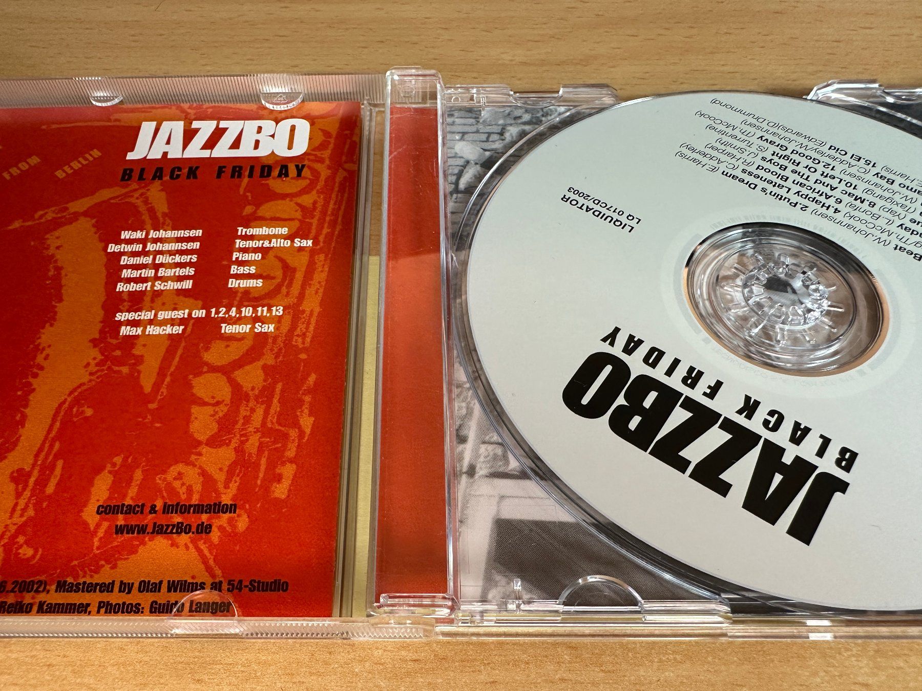 CD: Jazzbo – Black Friday – Usato da Rikon im Tösstal venduto da Alpenmutz 2