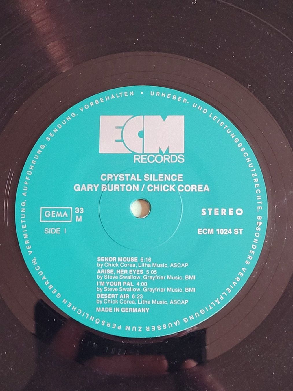 Dischi in vinile: Vinyle Corea / Burton "Crystal Silence" ECM – Usato da La Chaux-de-Fonds venduto da reu_kx5l 3