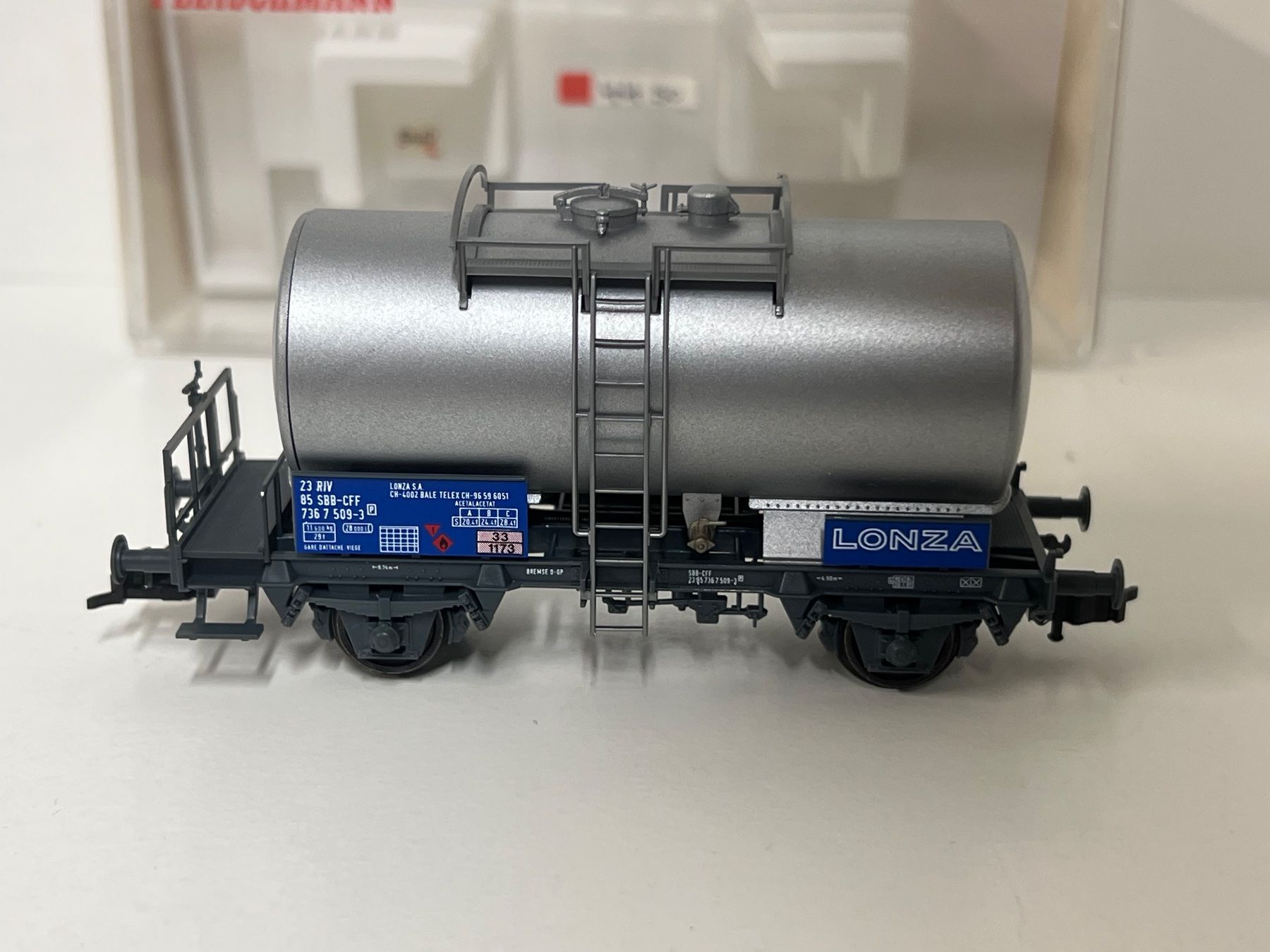 Fleischmann Modellini di ferrovie: FLEISCHMANN 5410 CH 1 K LONZA  SBB H0 DC – Nuovo (secondo la descrizione) da Neuenhof venduto da ludovicco 2