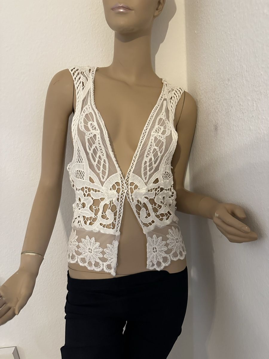 Gilet & Giacche senza maniche: Damen Spitze Gilet Gr/M – Usato da Basel venduto da Ivana_4 2
