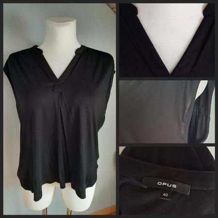 ***OPUS*** Blusenshirt schwarz Gr 40
