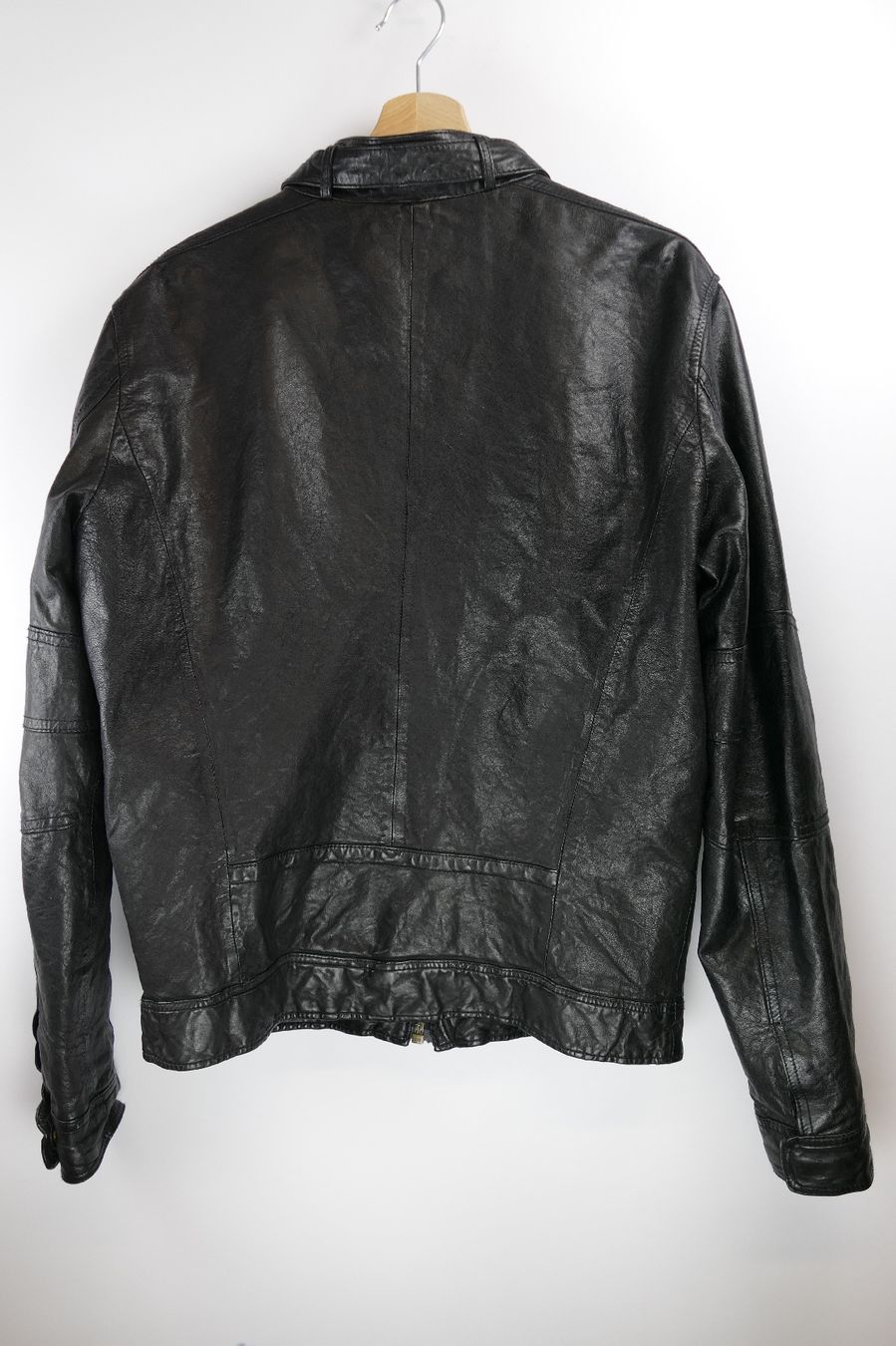 Jack & Jones Giacche: Dunkelbraune Herren Lederjacke, Jack&Jones, Gr. S – Usato da Dietikon venduto da MERXITUS 1