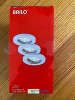Set de 3 pièces Spots Encastrables Ø 8,5 cm GU10 5W 400lm bl