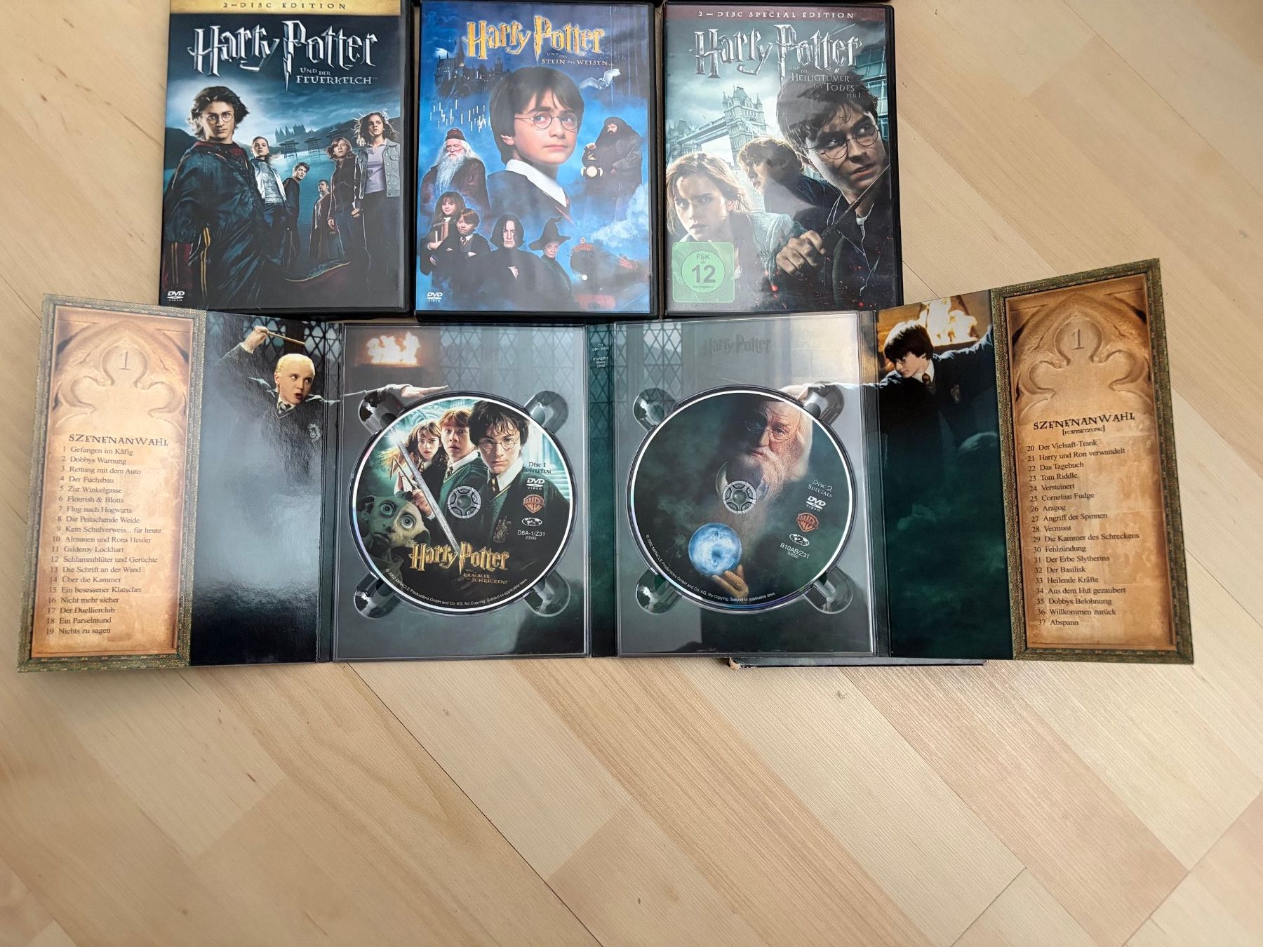 Alle DVDs: Harry Potter Sammlung – Gebraucht aus Mollis von Hg 3
