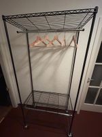 Metall Garderobe schwarz guter Zustand