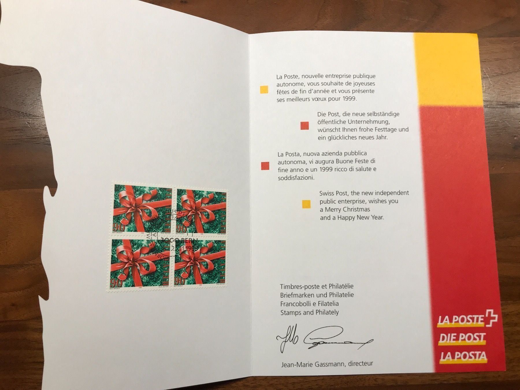 Tutti i francobolli: Viererblock Weihnachtsmarke 1998 – Nuovo (secondo la descrizione) da Spiez venduto da Fridu99 1