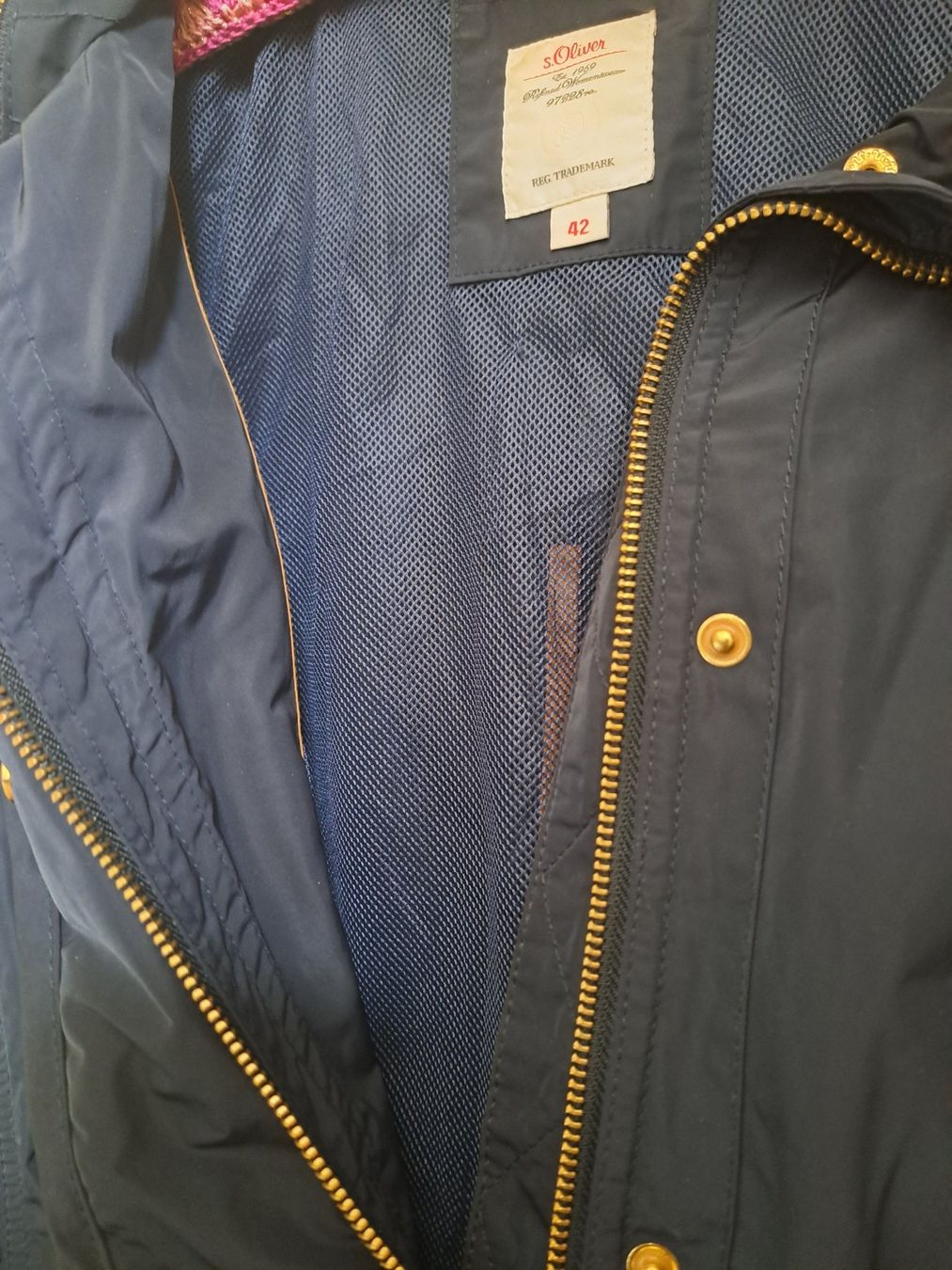 S.Oliver Jacken: Parka S. OLIVER Damen Grösse 42 Blau – Gebraucht aus Zürich von dph_r9t2 8