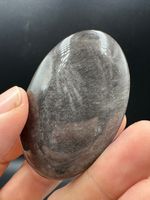 Silber Obsidian Handschmeichler Heilstein