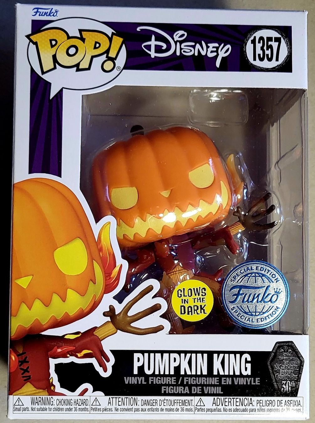 Funko Statuette: Funko Pop Disney  Pumpkin King GITD – Nuovo (secondo la descrizione) da Montet (Glâne) venduto da KOADA