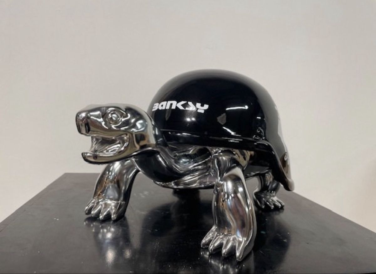 Sculture & Statue: Van Apple Turtle Skulptur Glänzend – – Nuovo (secondo la descrizione) da Basel venduto da Muchachoo
