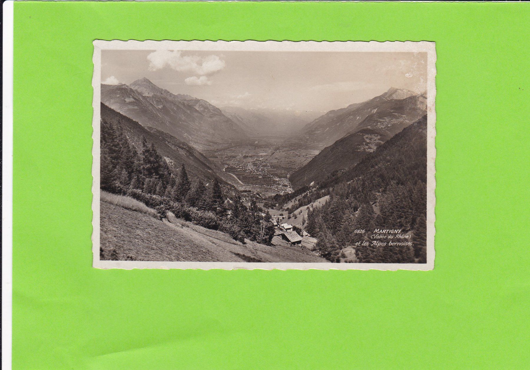 Cartoline postali: Martigny – Usato da St. Peterzell venduto da neckertal