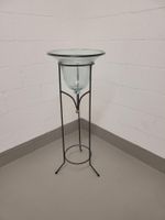 Vase mit Stahlständer