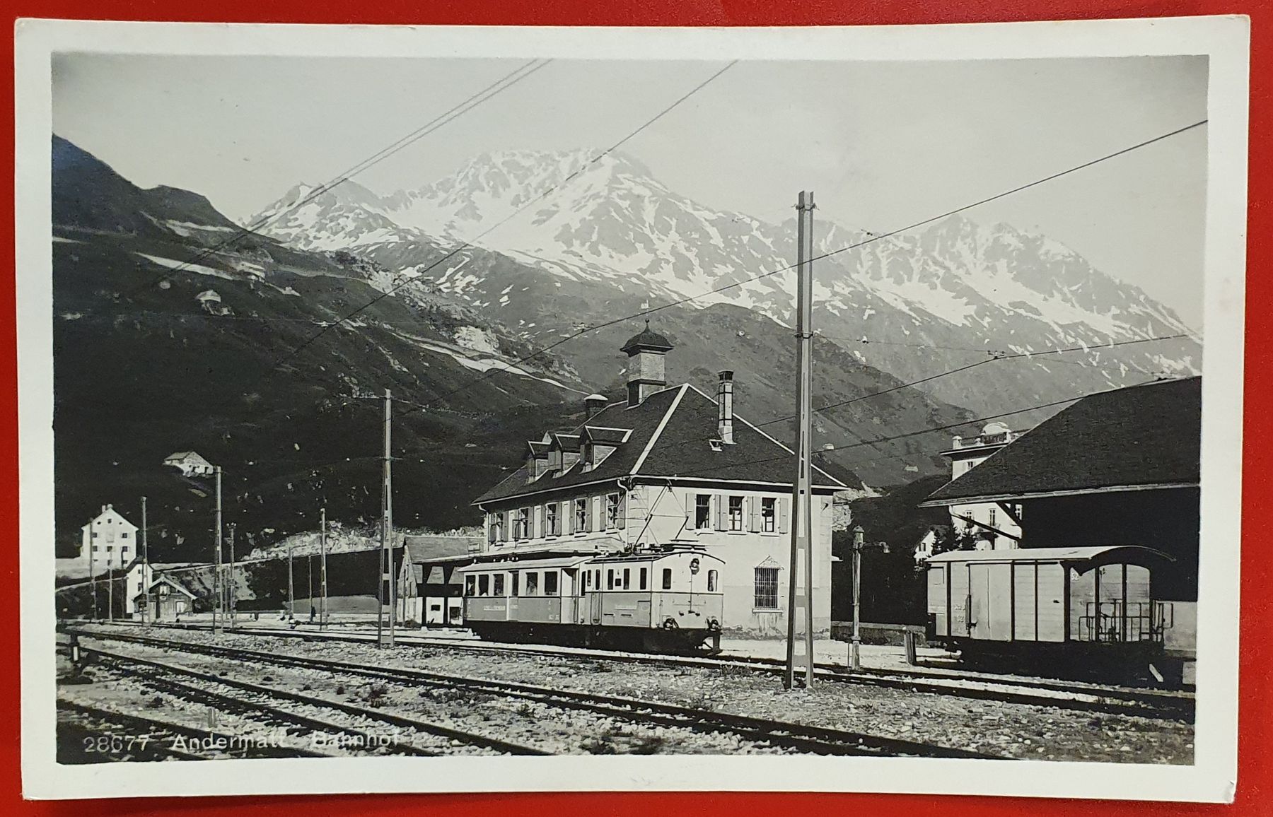 Cartoline postali: Andermatt - Bahnhof – Usato da Kreuzlingen venduto da Rschweiz1