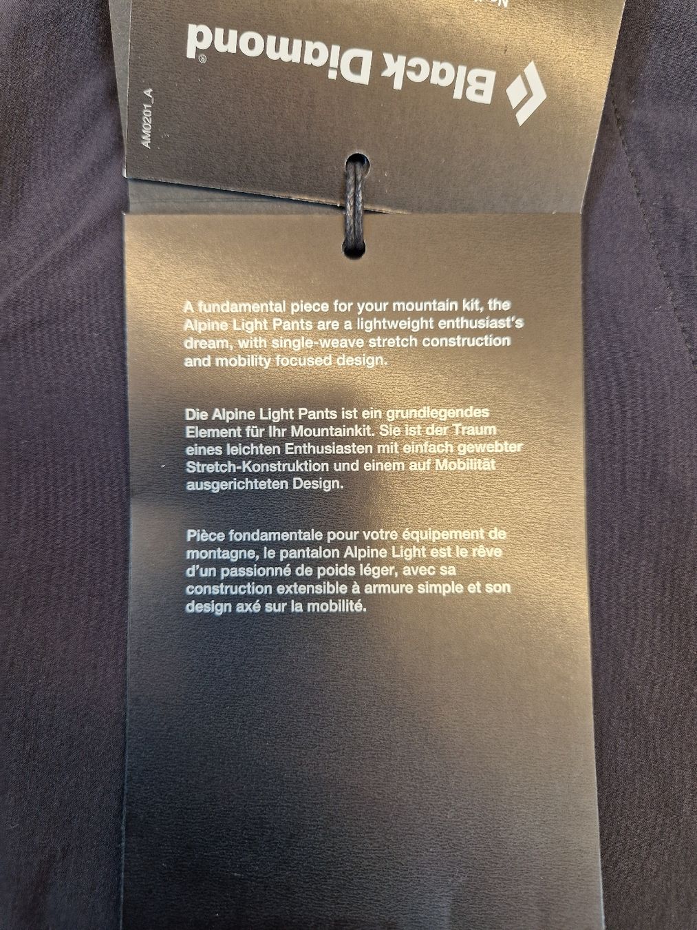 Black Diamond Pantaloni: Black Diamond Alpine Light Pants Herren Grösse S – Nuovo e nell'imballaggio originale da Braunau venduto da Brand-Store 8