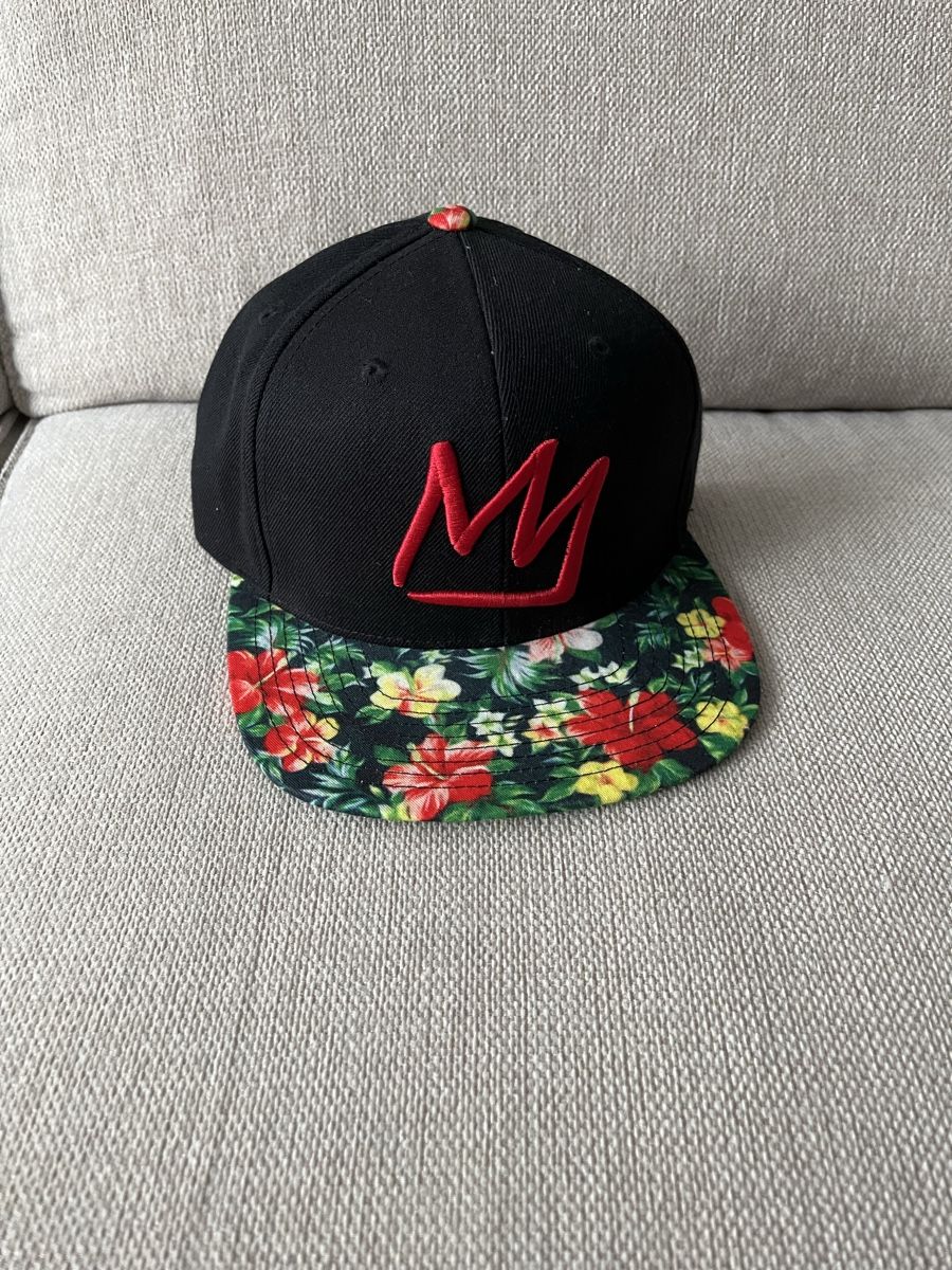Copricapi, berretti & cappellini: Black Mammoth Snapback Cap with Floral Visor – Nuovo (secondo la descrizione) da Basel venduto da Rohan_007