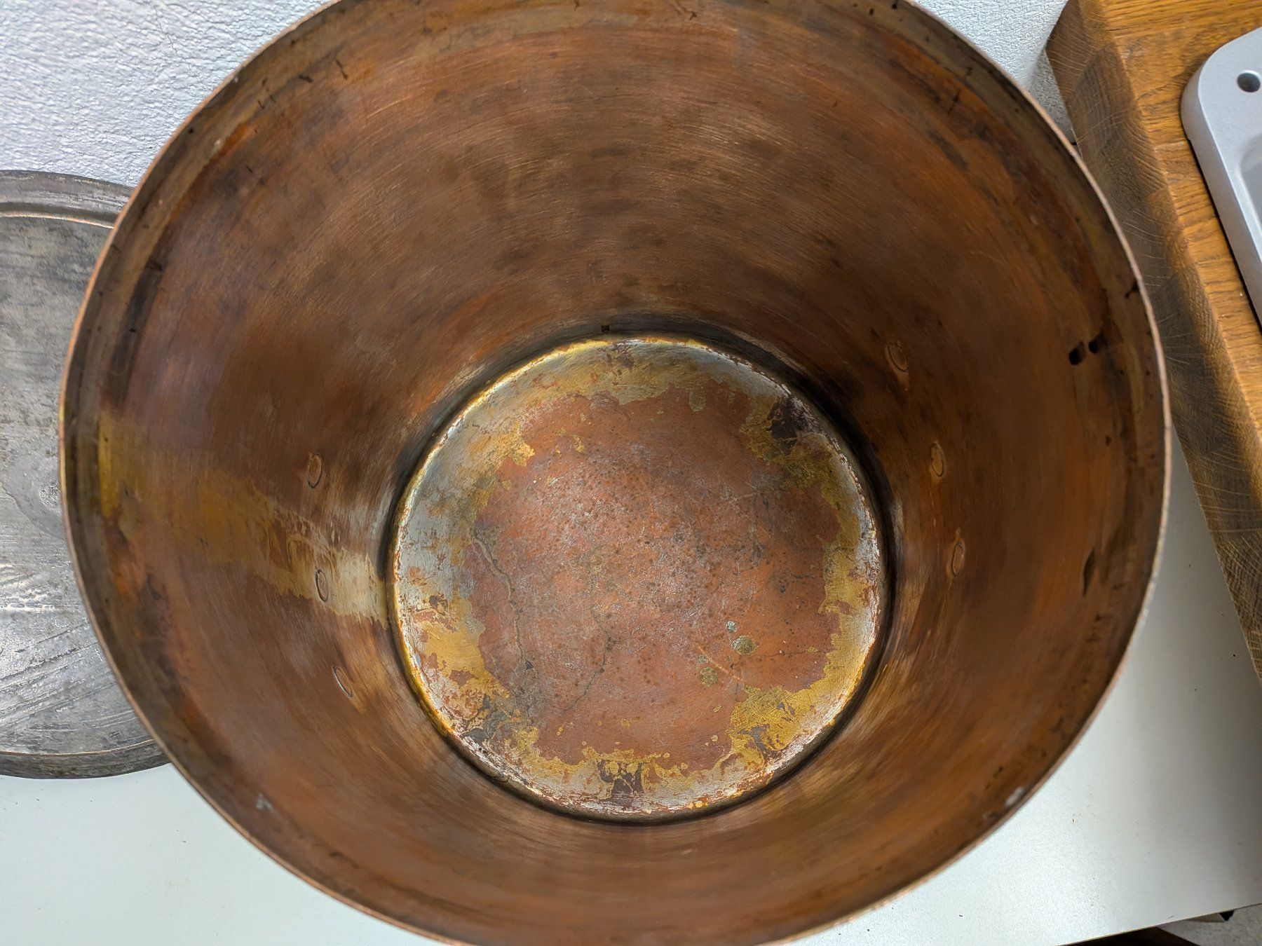 Pentole: Schöner Kupfertopf/Pfanne mit Deckel – Usato da Zürich venduto da Fractal 4