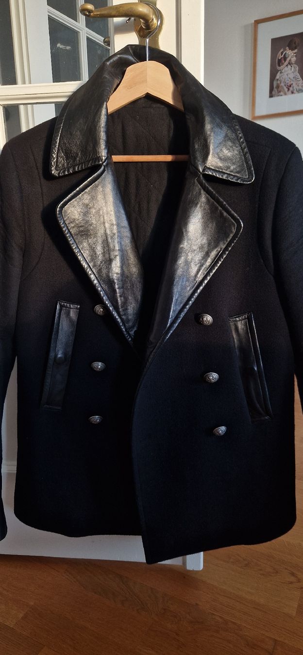 Balmain Cappotti: Caban noir Balmain – Usato da Vevey venduto da juliusca 2