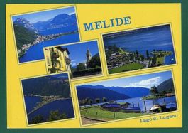 Melide, Lago di Lugano, Mehrbilderkarte, 2003, gelaufen