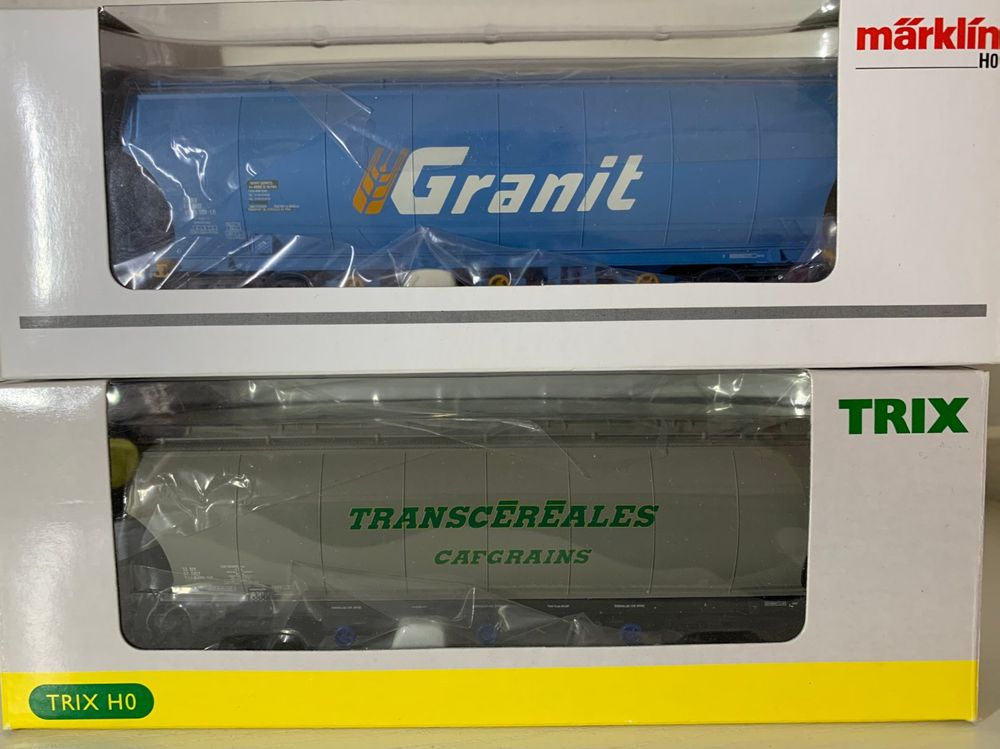 Wagon Céréalier Trix TRANSCEREALES CAFGRAINS Réf. 24502-3 – Neuf Sous Emballage