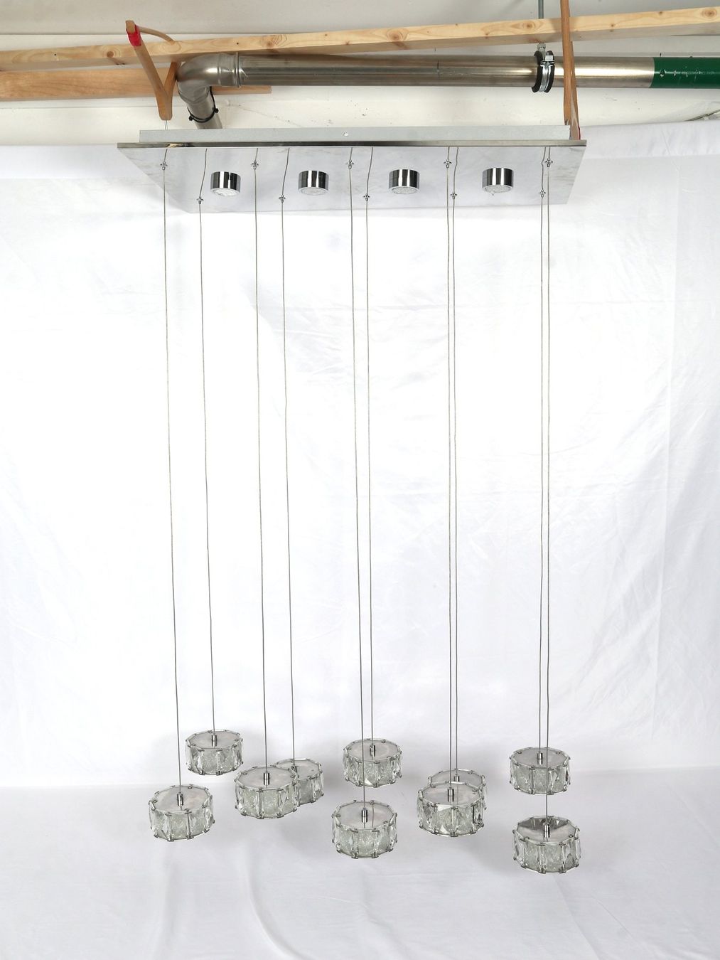 Lustres & lampes de plafonds: GLOBO Deckenlampe mit 10 hängenden LED Elementen – D'occasion à Steinen par Restwert_Steinen