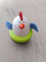 Wackelhuhn / Stehauffigur aus Holz