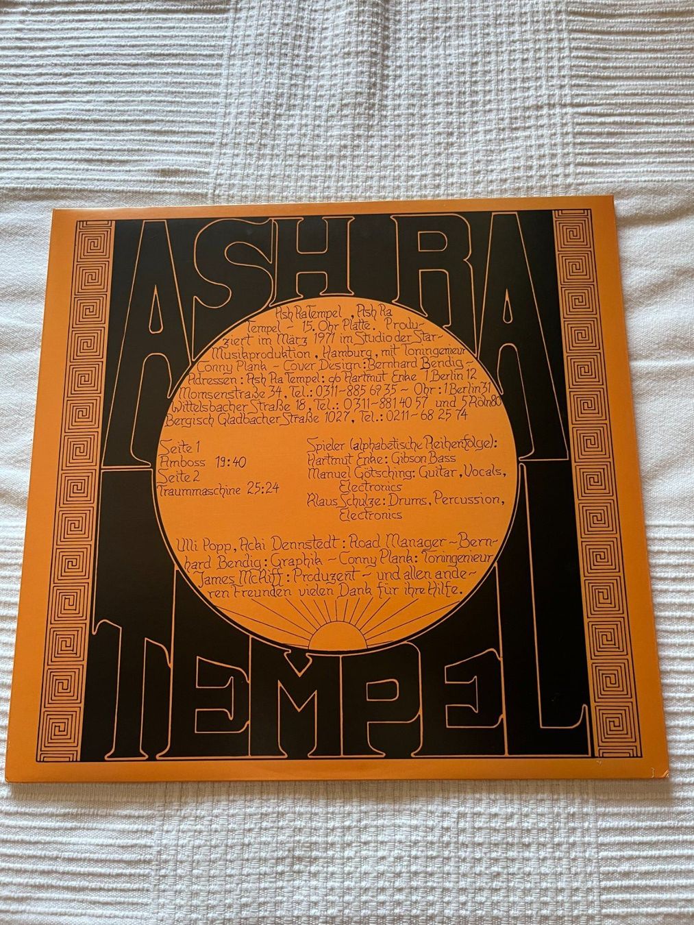 Schallplatten: Ash Ra Tempel - Ash Ra Tempel Vinyl LP – Gebraucht aus Effretikon von ChrisLamberger 3