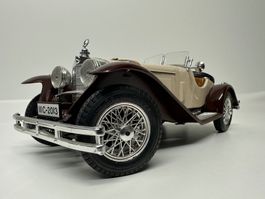 1928 Mercedes-Benz SSK 1:18, beige-braun, Bburago