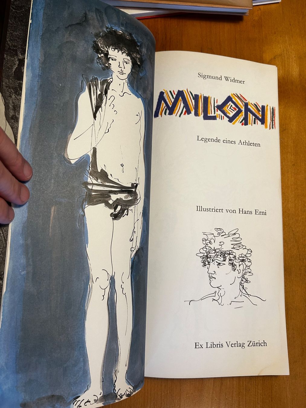 Libri: Sigmund Widmer / Hans Erni: Milon - Legende eines Athleten – Usato da Basel venduto da Peter_schlemihl 1