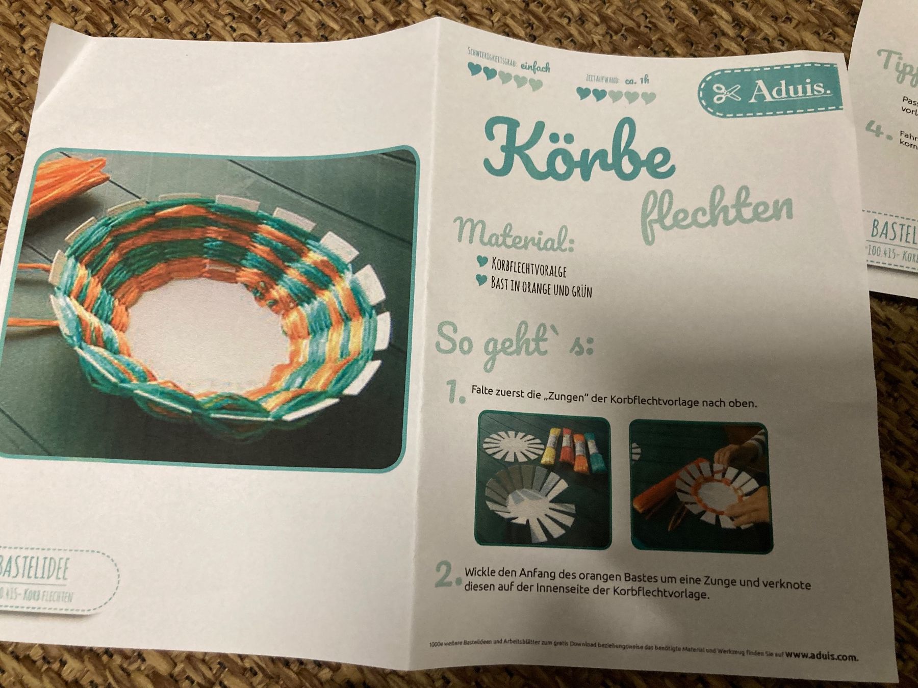 Fasciatoi & Accessori: Korbflechten Material – Nuovo (secondo la descrizione) da Bülach venduto da Stellina72