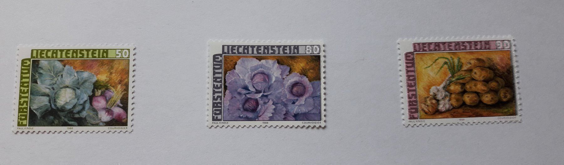 Alle Briefmarken: 1986 Ackerfrüchte  ** – Neu (gemäss Beschreibung) aus Alten von Regenwasser