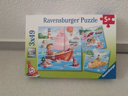 Ravensburger Puzzle 3x49 Teile ab 5 Jahre top Zustand