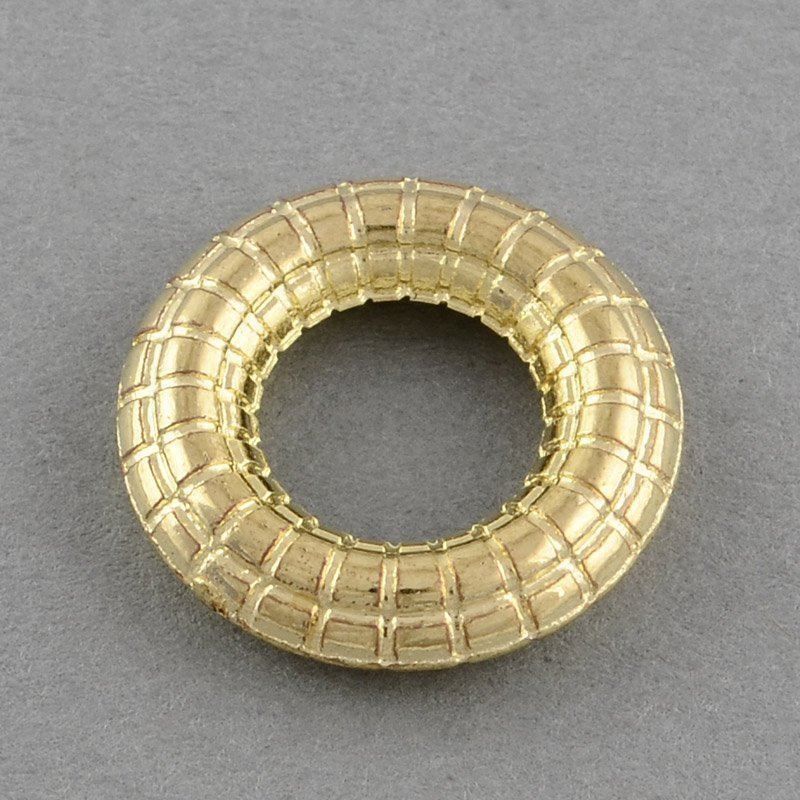 Perlen (unechte): Acrylperlen Ring Schlange Gold 20St. – Neu (gemäss Beschreibung) aus Rüegsau von Tausendfreund