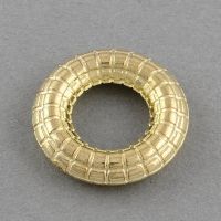 Acrylperlen Ring Schlange Gold 20St.