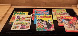 Konvolut Comichefte Felix, Fix und Foxi, Lasso, Bessy