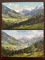 KLOSTERS vom Cavadürli aus, 2 Ansichtskarten 1911 + 1920