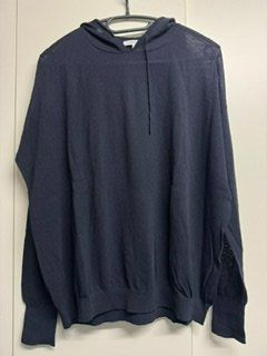 OPUS leichter Kapuzenpullover dunkelblau 40